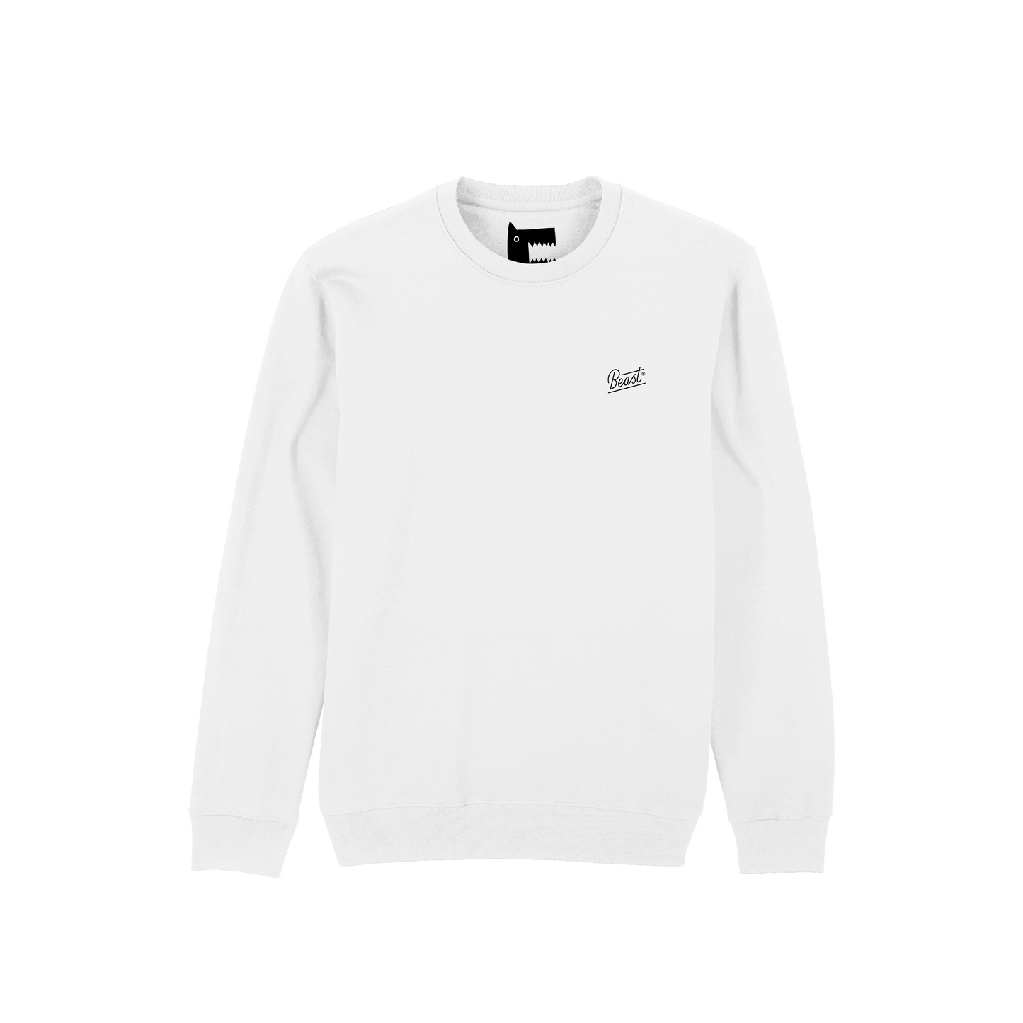Beast Crewneck White