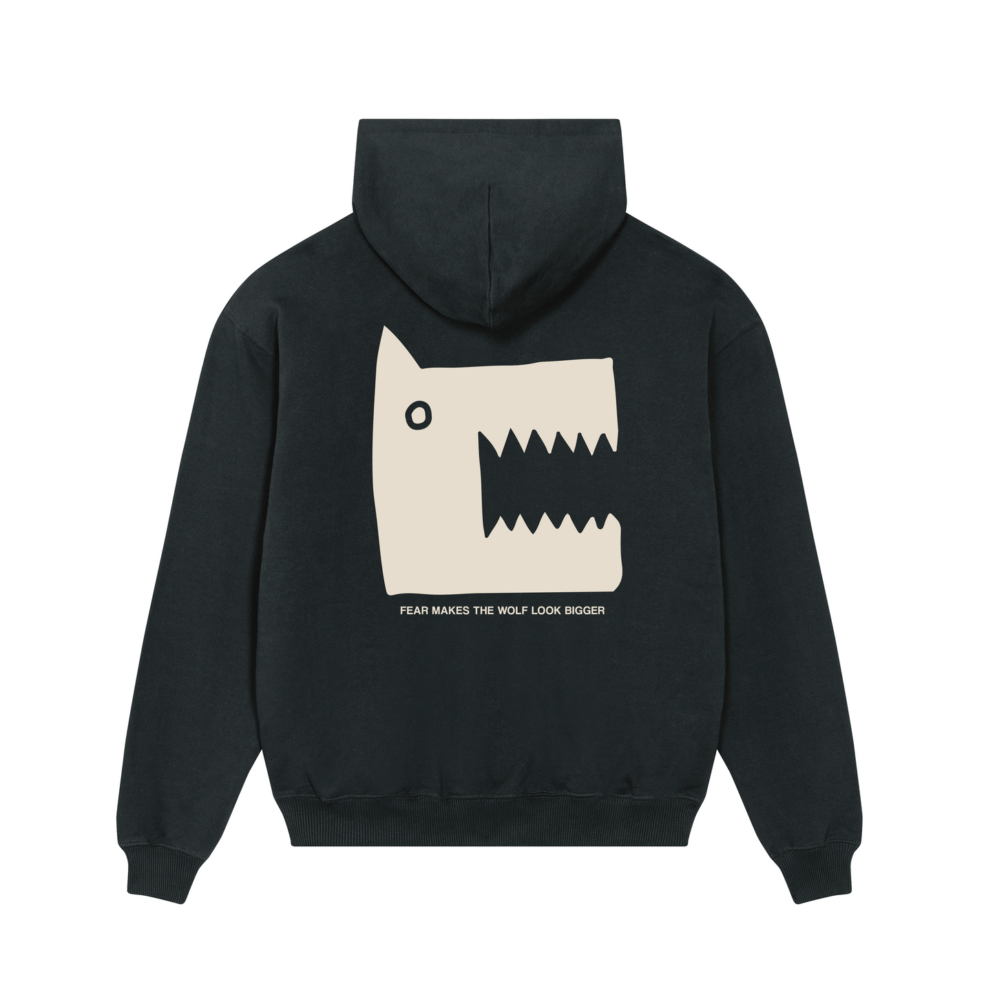 WOLF HOOD BLACK