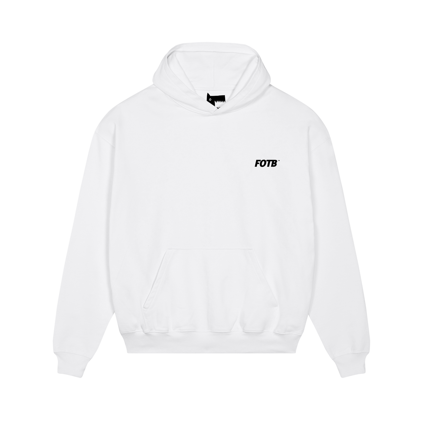 WOLF HOOD WHITE