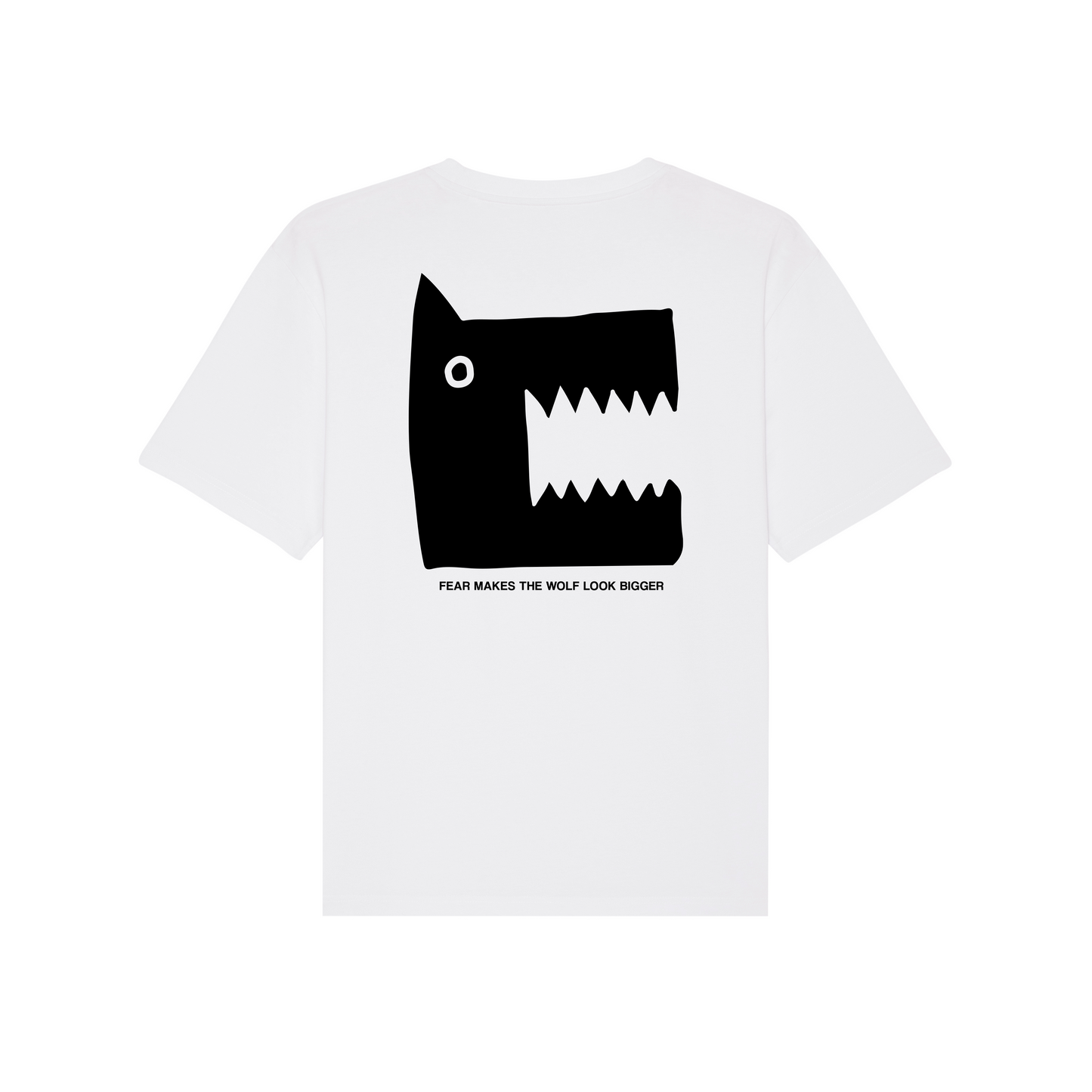 WOLF BACK TEE WHITE