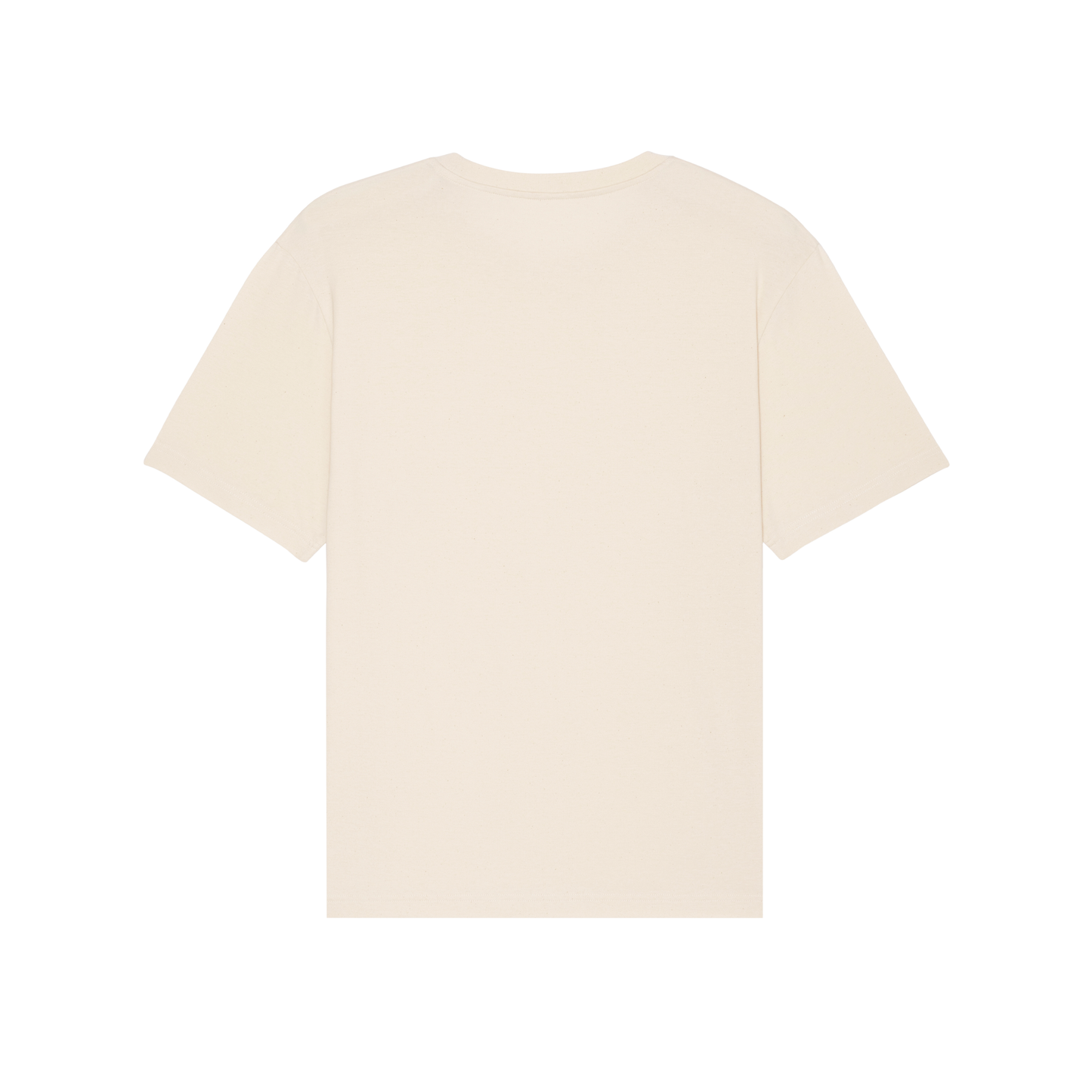 WOLF CHEST LOGO TEE ORGANIC SAND