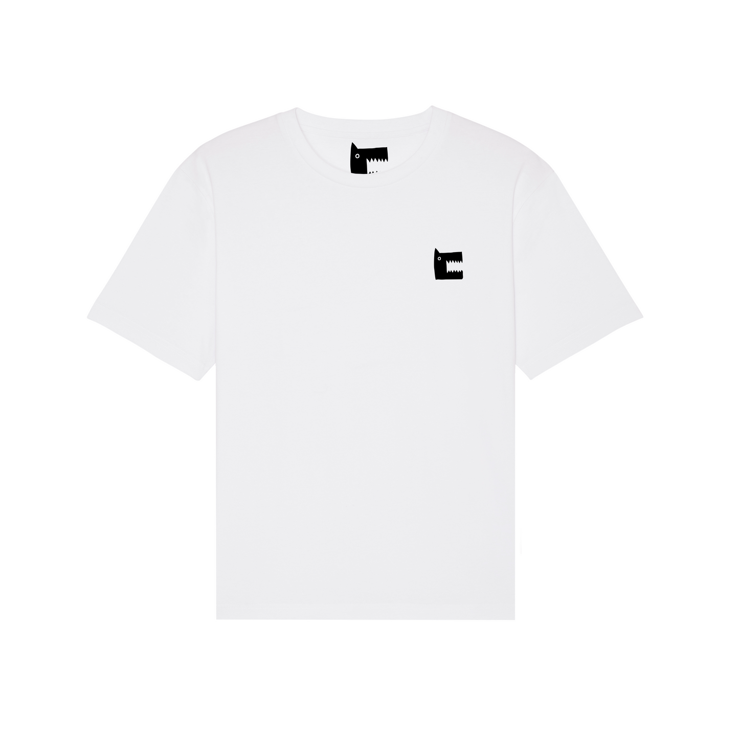 WOLF CHEST LOGO TEE WHITE