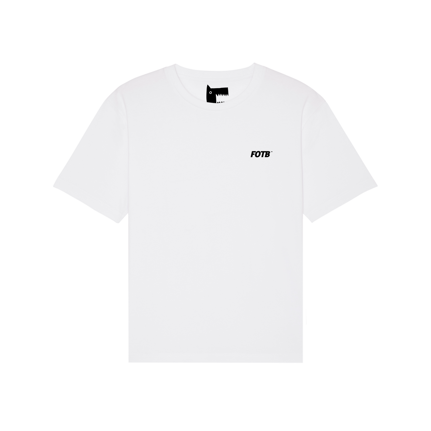 WOLF BACK TEE WHITE
